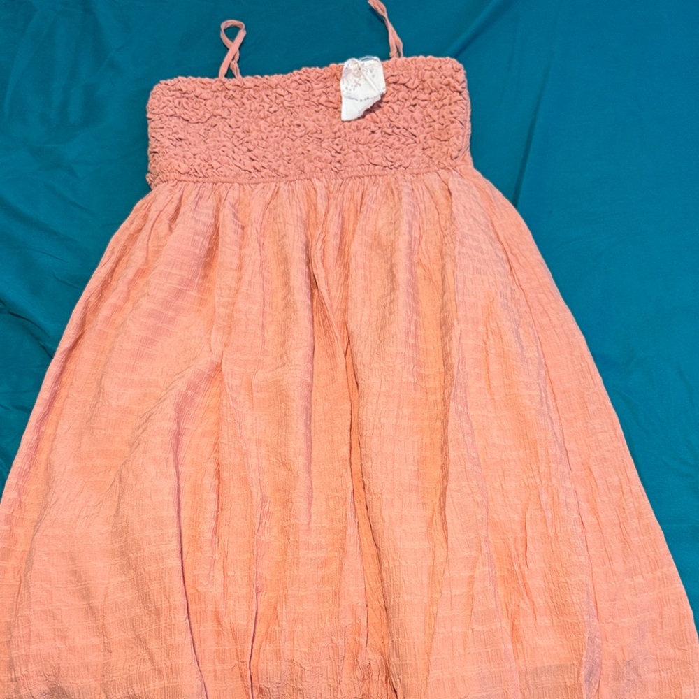 Hem & Thread Peach Woman Dress